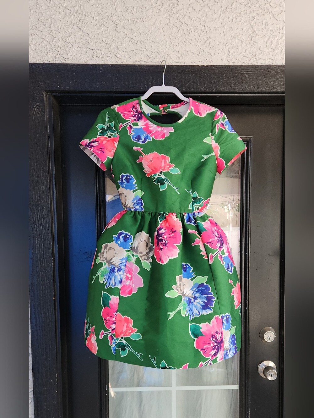 kate spade Green Dress with Pink & White Floral Print - Picture 5 of 5